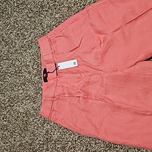 Banana Republic Lina Straight Linen Pants| Size 00P | New | Inseam 28.5 | - Picture 2 of 4